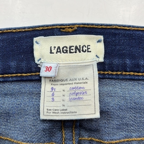 L’AGENCE Brigette Skinny Mid Rise Size 30 - Picture 9 of 16
